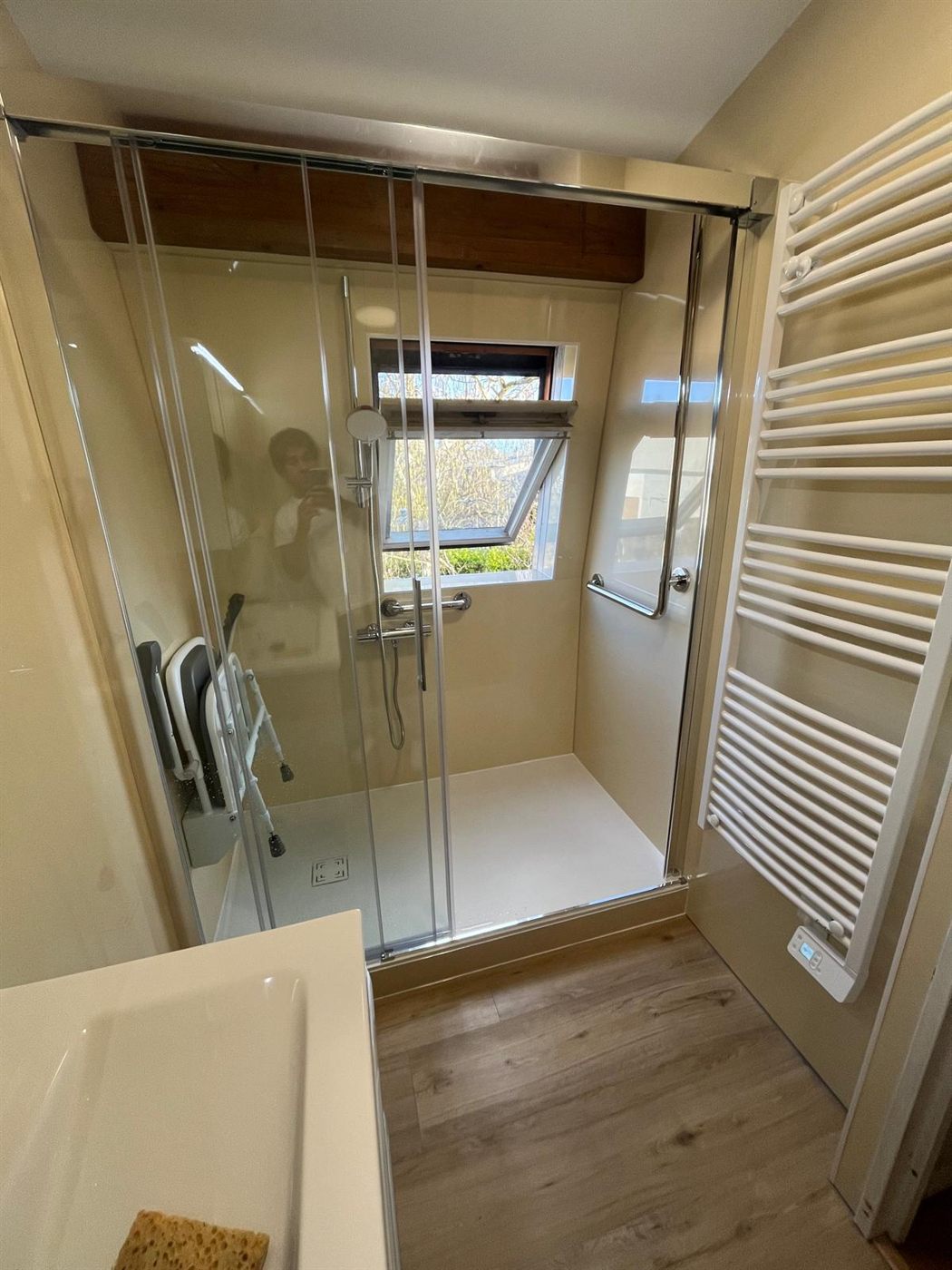 Douche après rénovation à Brétigny-sur-Orge